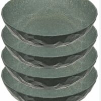 Conjunto de 4 pratos de sopa