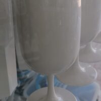 Copo pé branco 18 cl