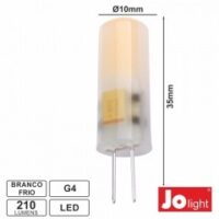Lâmpada G4 2W 12V Leds Branco Frio Jolight