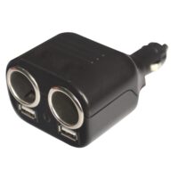 Toamada dupla de 12V + USB