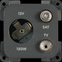 Tomada 12V Pequena Antena/Satélite