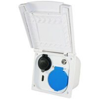 Tomada Ext. Quadrada 220V/ANT/USB/HDMI