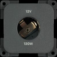 Tomada 12V Grande Castanha