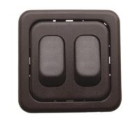 Interruptor Duplo Preto Trigano