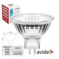 Lâmpada GU5.3 42W 50W 12v Halogénio 630LM