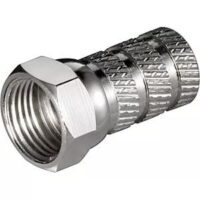 Ficha F de enroscar p/ cabo coaxial diam 5.2 mm 011-6000