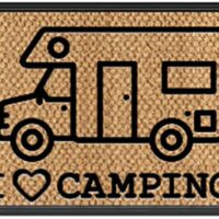 Tapate 40 x 60 cm - com estampa "I love Camping"