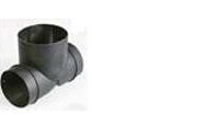 Ligador em "T" 80mm, preto