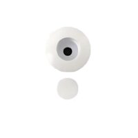 Fixador Branco 19,5mm Parachoques (2100124)