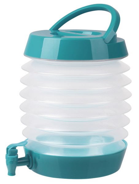 Dispensador de Água Dobrável 5,5 litros - Cores Petróleo